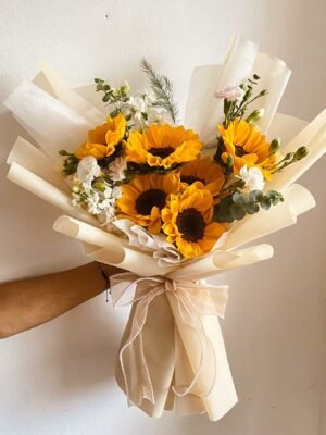 fjssjf Beige bouquet