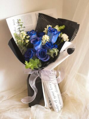 tdykxjsy Blue swan bouquet