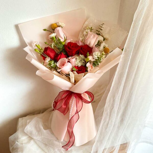 Pinkrose bouquet