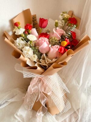rfzfjrzrs TulipRose Bouquet