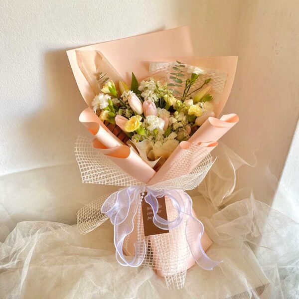 Pink Tulip Bouquet