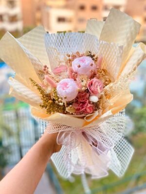 fkyxxrxf Peony 2 preservado bouquet