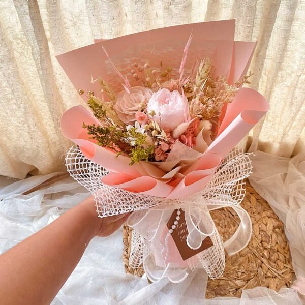 bgdhbdcg Peonia Pink Bouquet