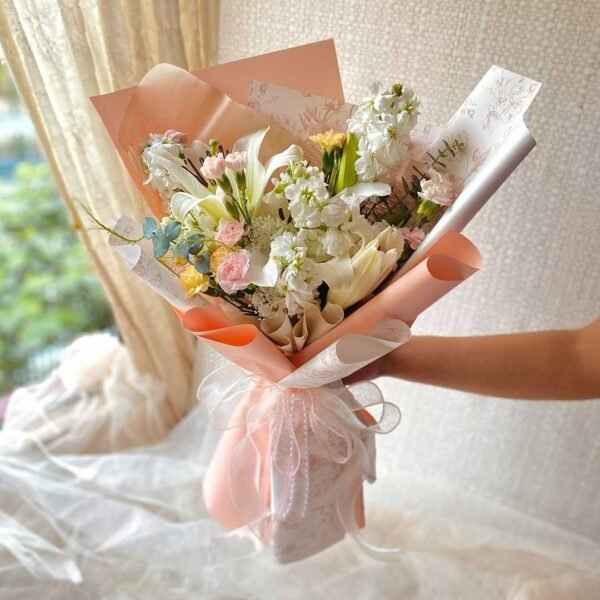 edrkza Lirio white bouquet