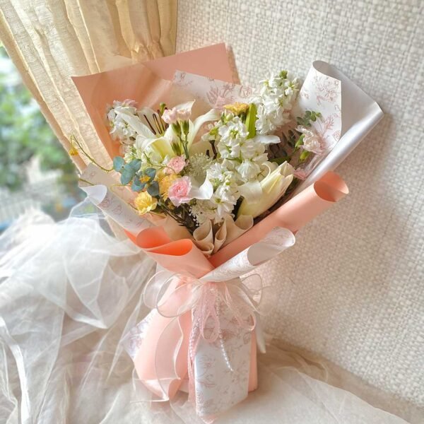 hdje Lirio white bouquet