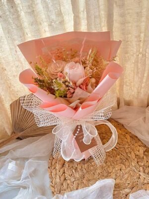 hfgvfgh Peonia Pink Bouquet