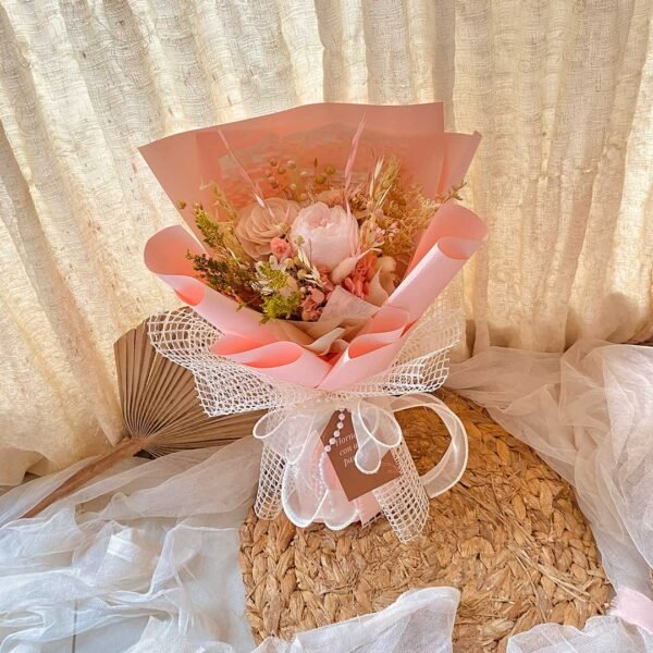 hfgvfgh Peonia Pink Bouquet