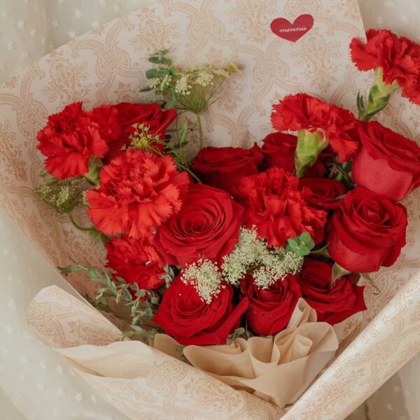 Red Vintage Bouquet