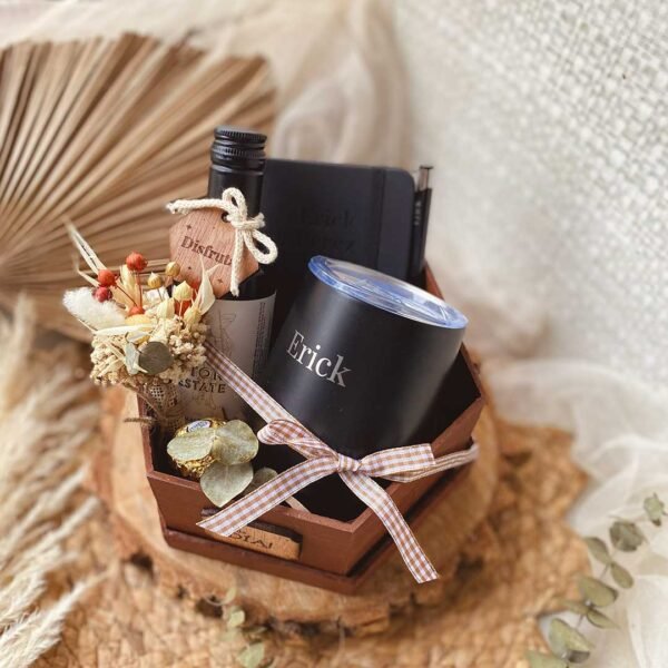 fbfbfshf Wine Hexagonal Box