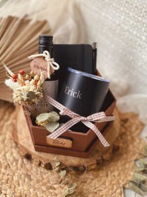 Wine Hexagonal Box