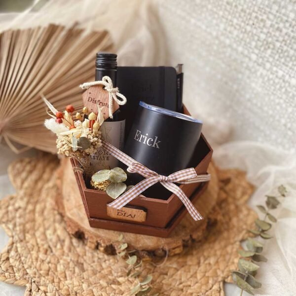 fhzf Wine Hexagonal Box